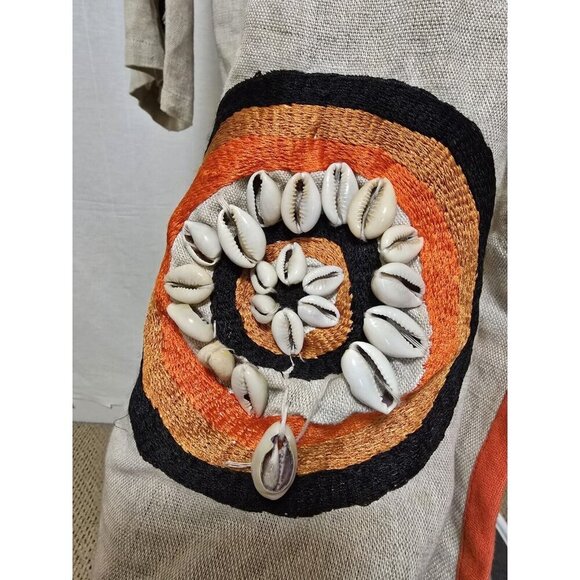 Womens Vintage Tunic Cardigan Topper Plus Size 22 Ethnic Theme Shells - Picture 4 of 8